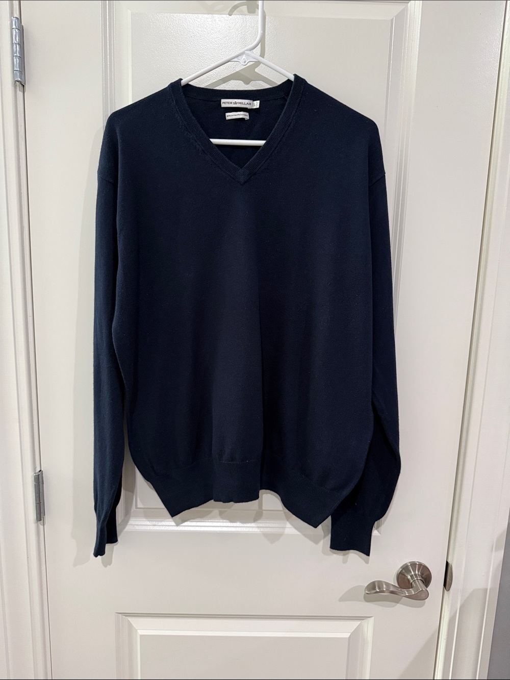 Peter Millar Men's V-Neck Sweater - Navy